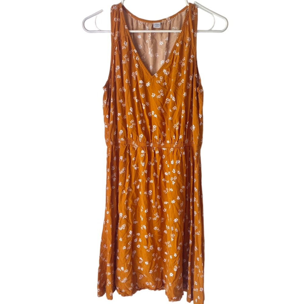 Old Navy | Mustard Yellow Floral Print Mini Sundress
